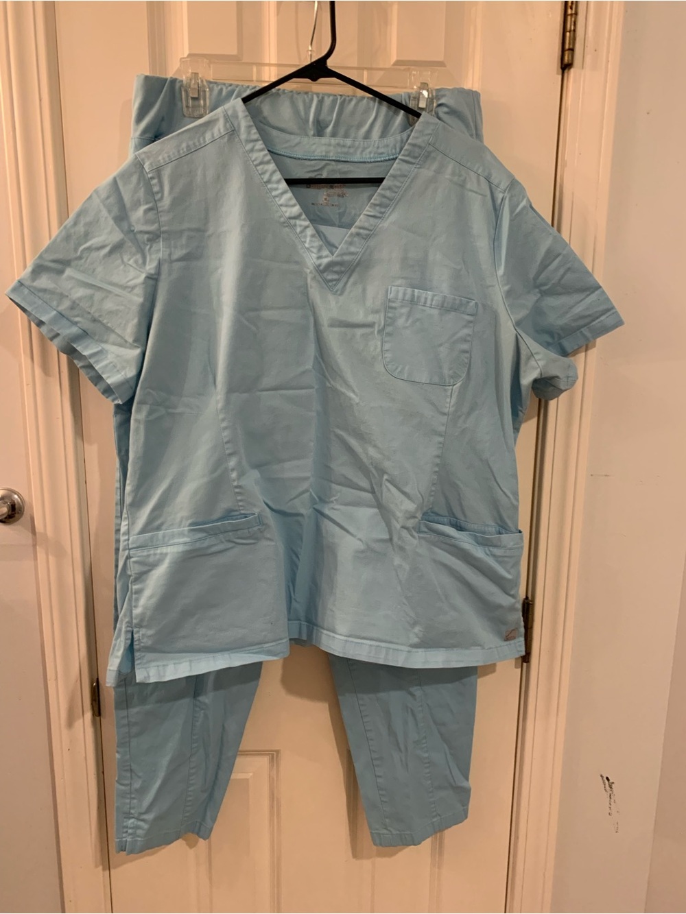 Sky blue Scrub Set
